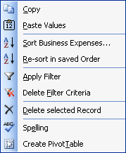 Image of the right-click menu.